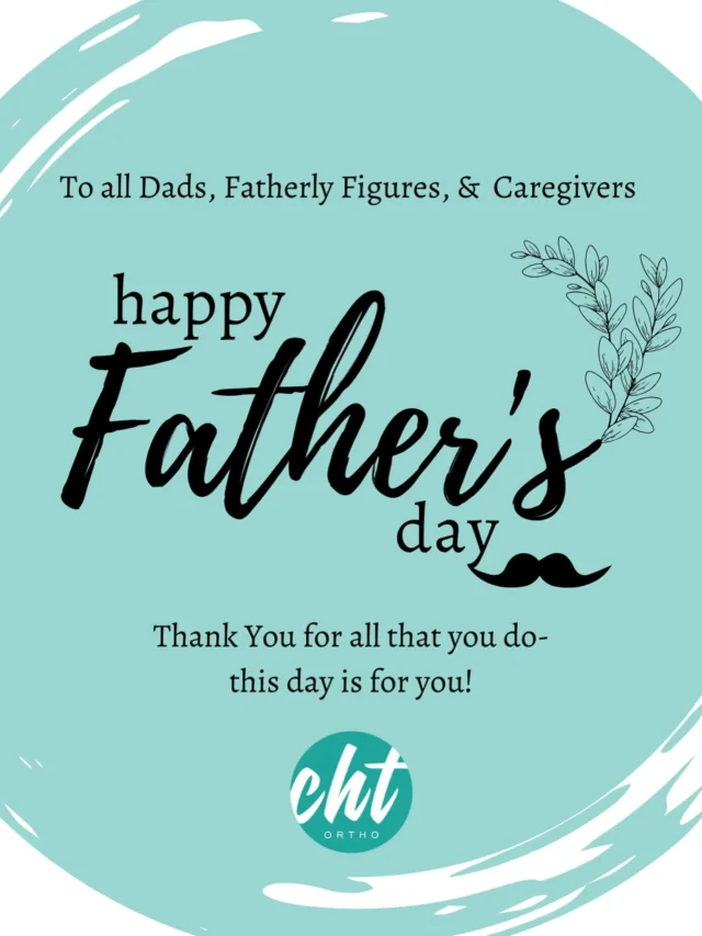 Happy Father’s Day! To all Dads, Fatherly Figures & Caregivers. Thank you for all that you do— this day is for you! 
#fathersday #blessedday #fatherlove #fatherfigure #chtortho